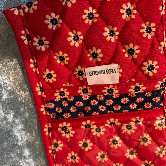 Vera Bradley Red, White and Blue Trifold Wallet - Picture 2 of 6